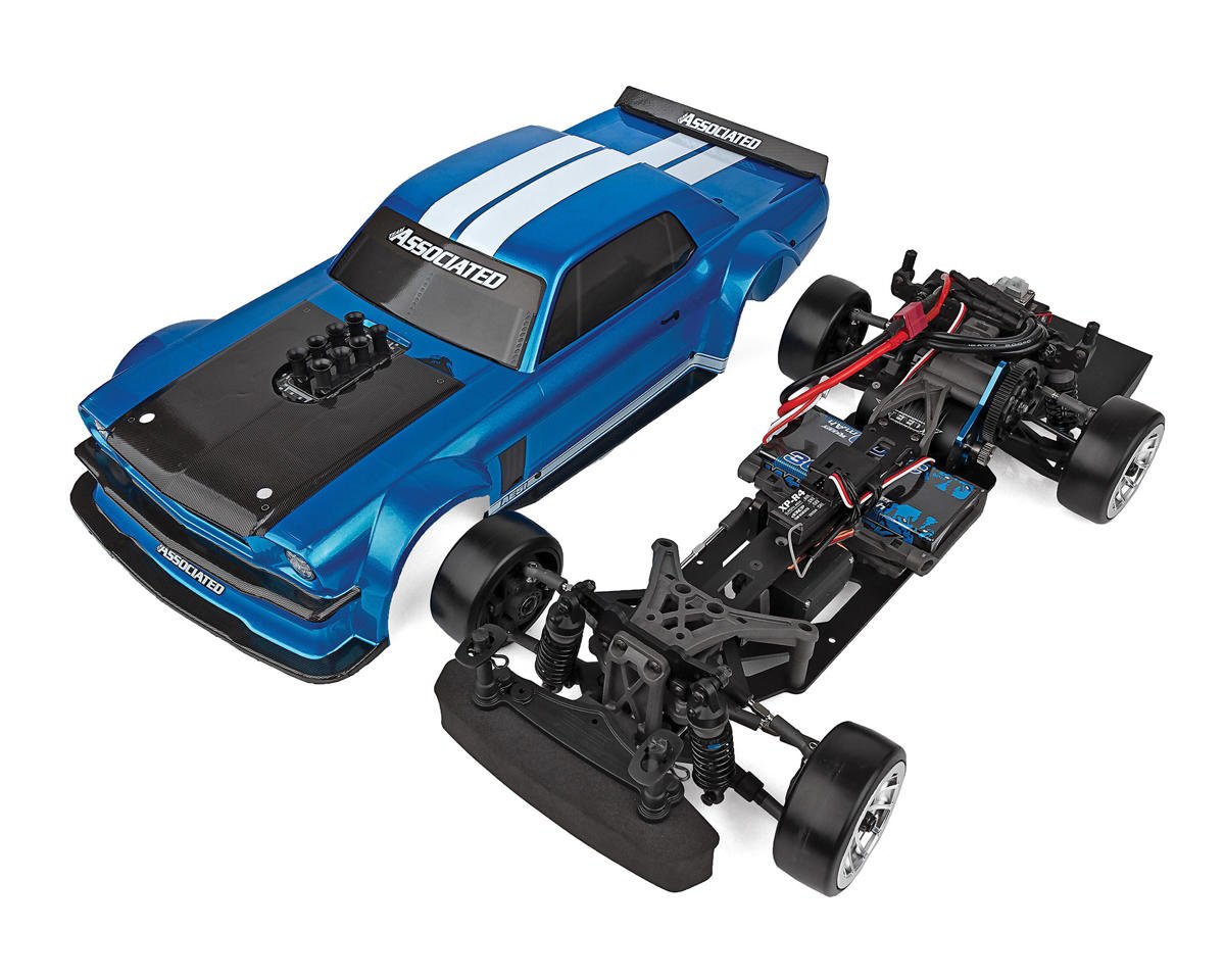 Team Associated DC10 RTR 1/10 Electric Brushless RWD Drift Car Combo w/ Battery & Charger