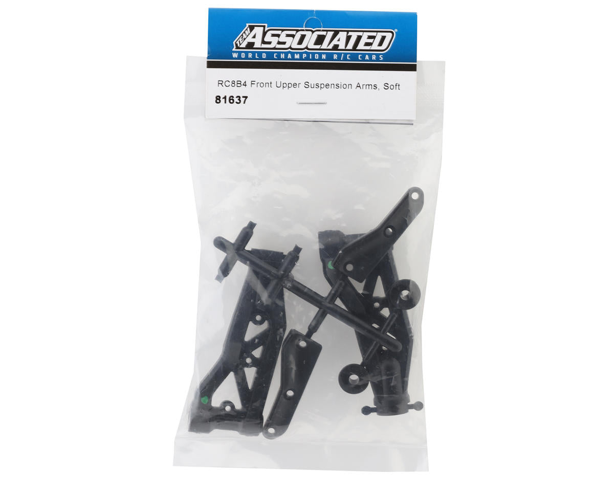 Team Associated RC8B4 Front Upper Suspension Arms (Soft) (2)
