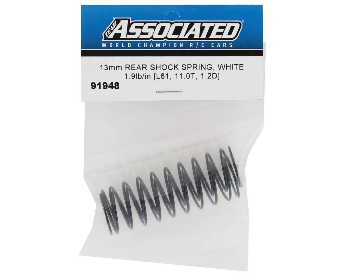 Team Associated 13mm Rear Shock Spring (61mm) (Assorted)