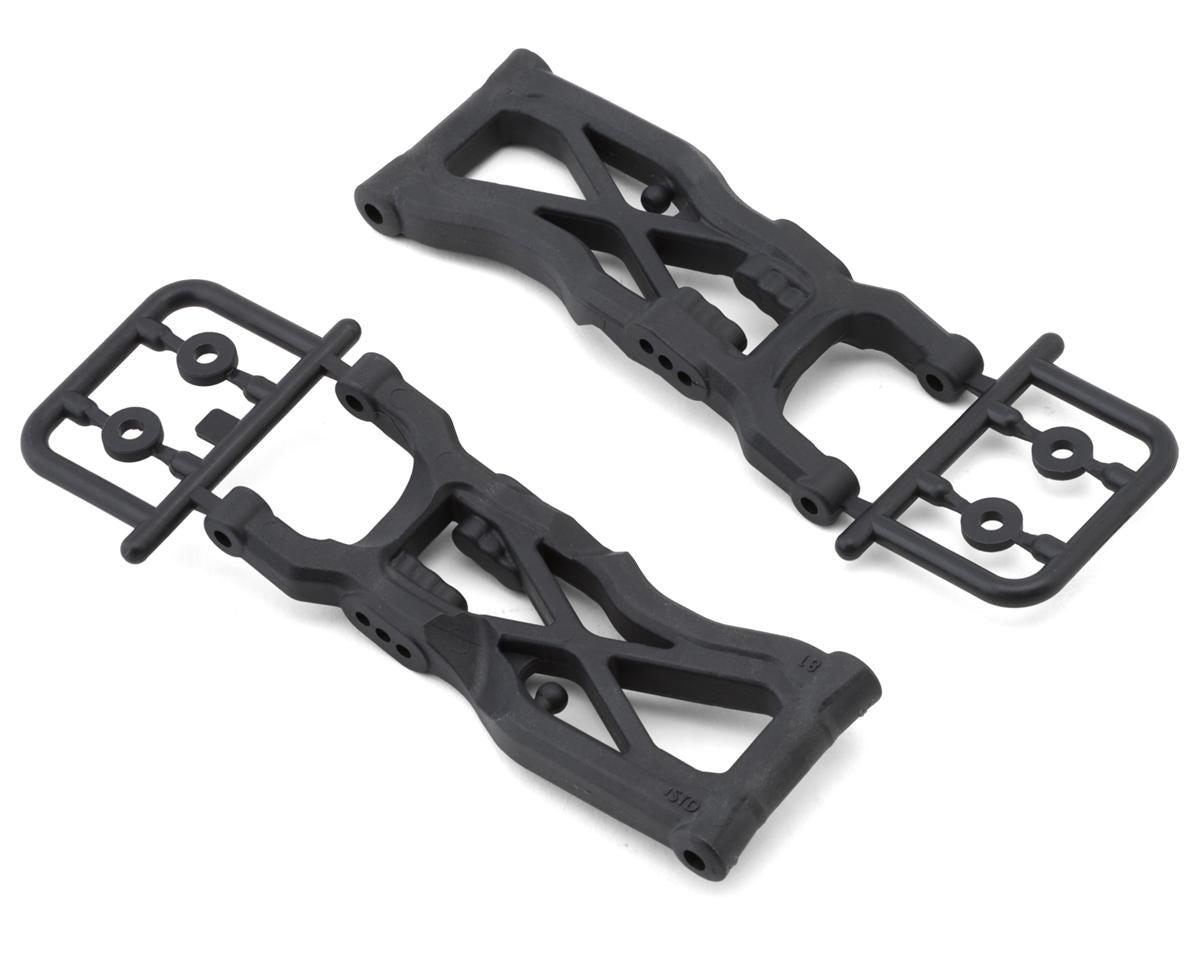 Team Associated RC10B7 Factory Team V2 Carbon Rear Suspension Arms (2) (81mm)