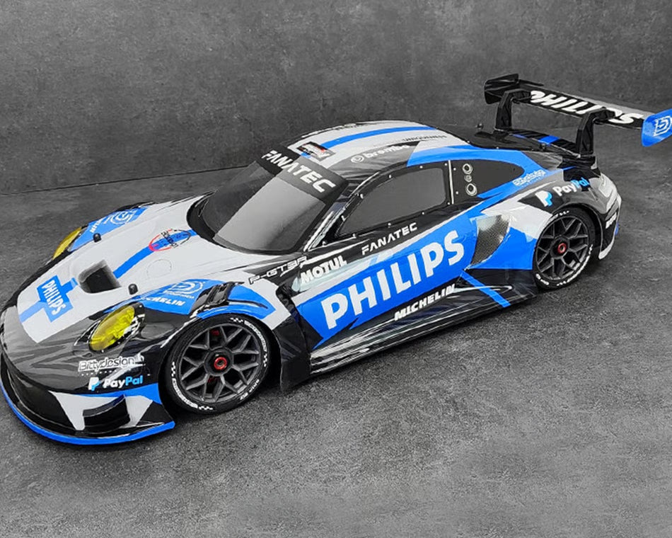 Bittydesign P-GT3R Pre-Cut 1/7 Supercar Body (Clear)