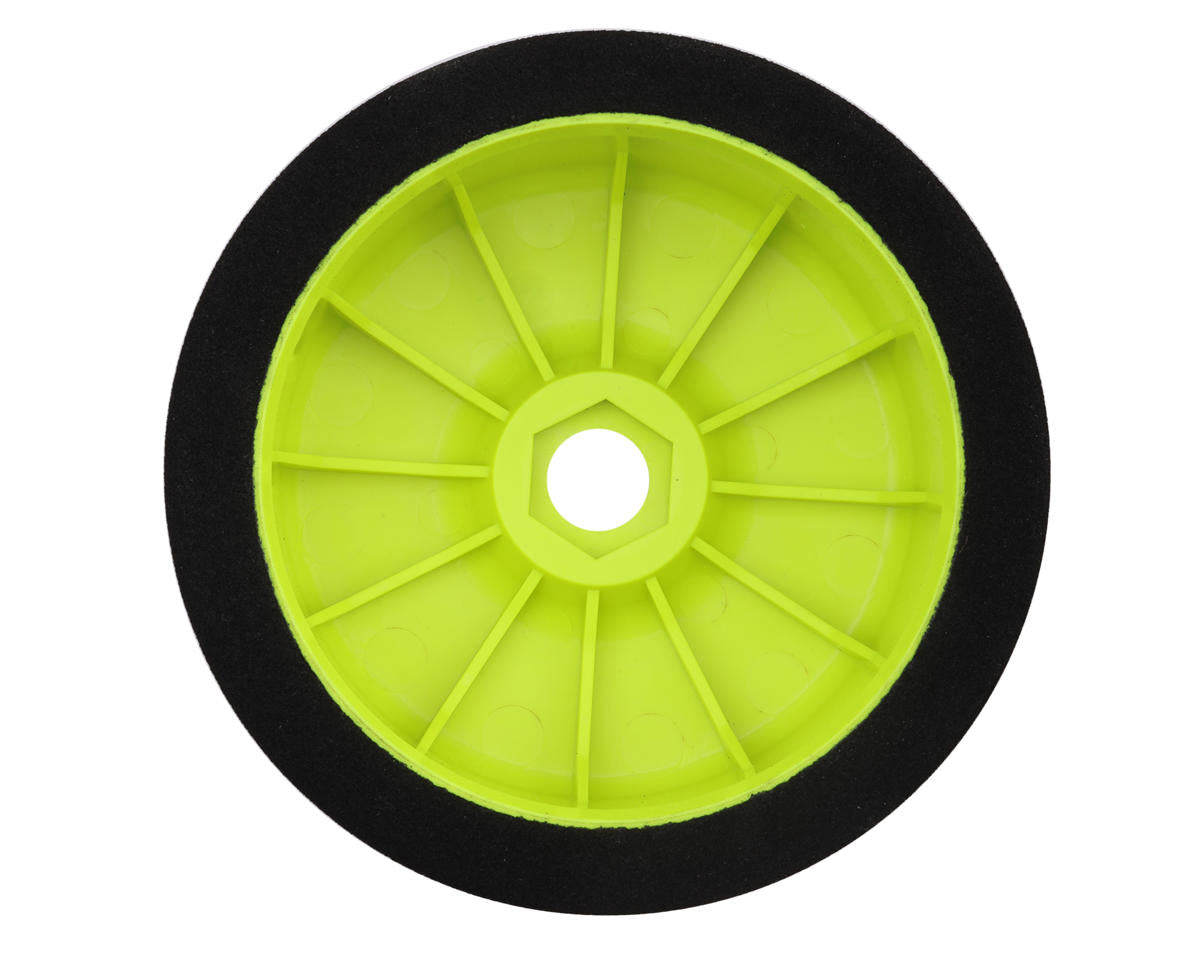 BSR Racing 1/8 Pre-Mounted GT Foam Tires (Yellow) (2) (Orange) w/17mm Hex
