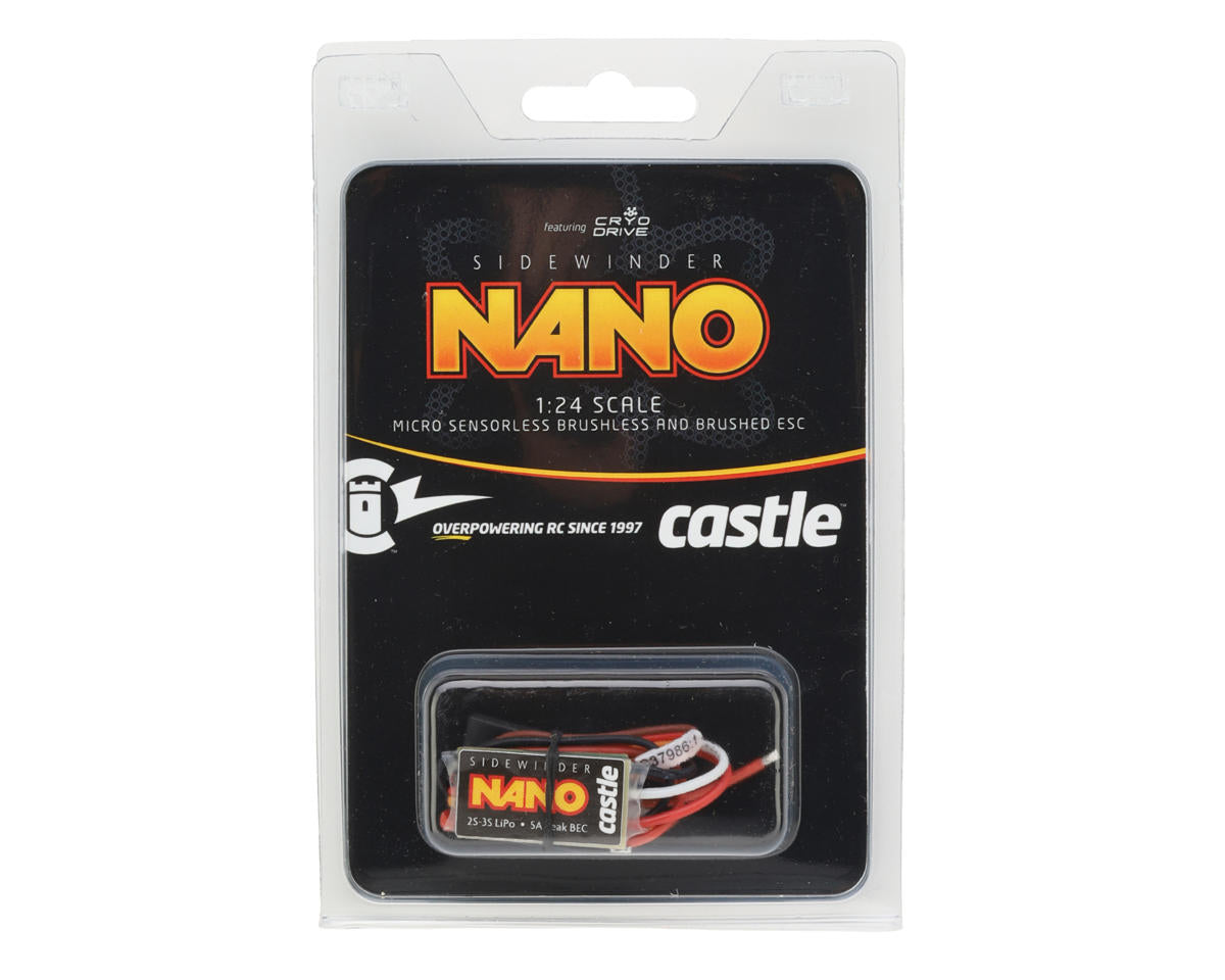 Castle Creations Sidewinder Nano Micro Brushless/Brushed ESC (12.6V)