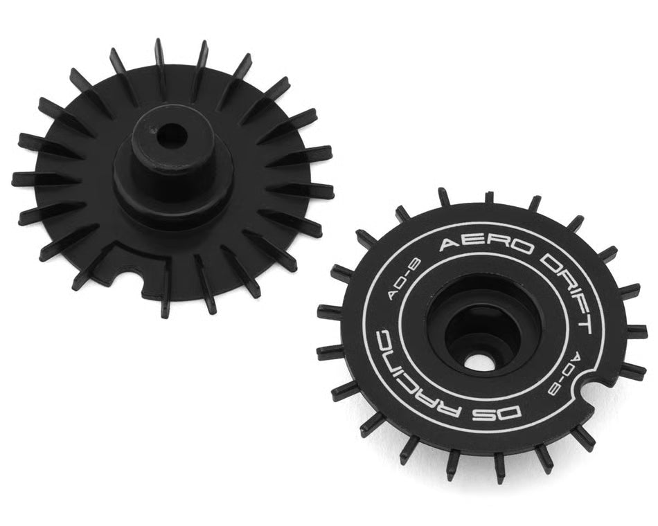 DS Racing Flat Aero Drift Wheel Cover (2) (Drift Element Wheels) (Assorted Colors)