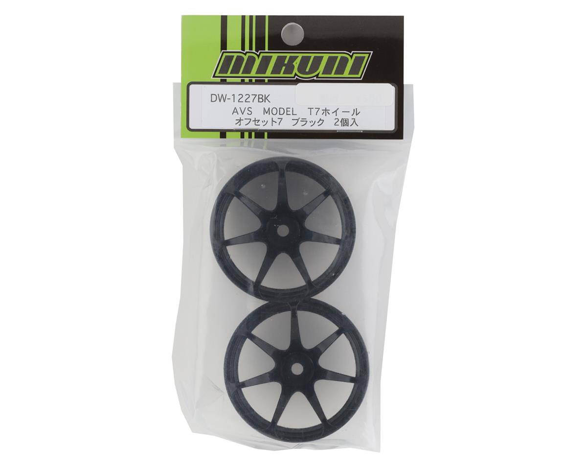 モデルT7 Mikuni AVS Model T7 7-Spoke Drift Wheels (Assorted Offset and Colors)