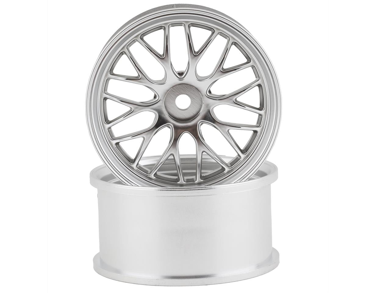 Mikuni Gnosis HS202 Multi-Spoke Drift Wheels (Matte Silver) (Assorted Offset) (2)