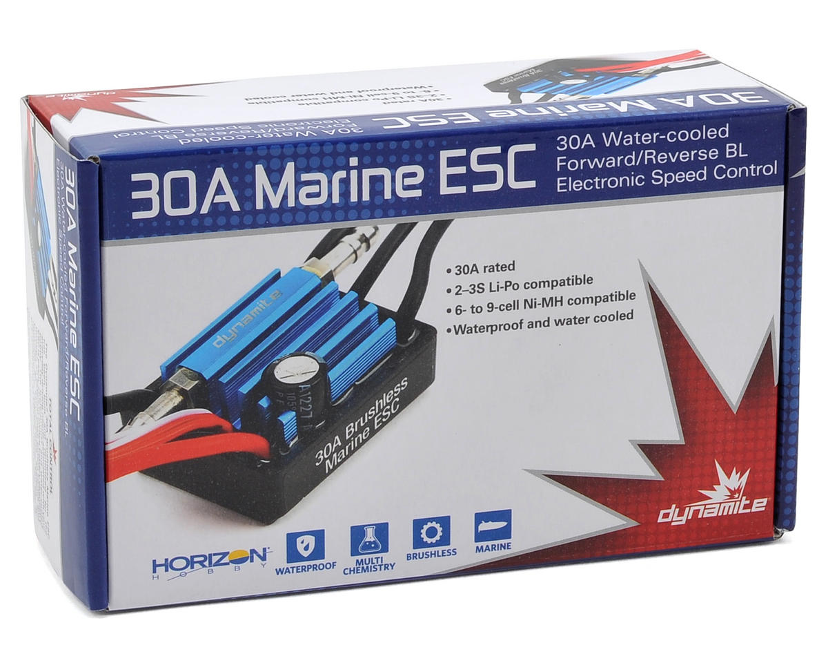 Dynamite 30A Brushless 2-3S Marine ESC