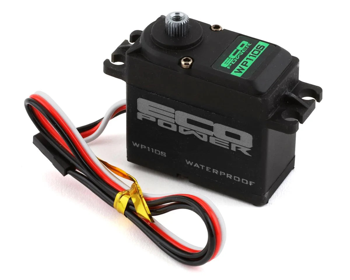 EcoPower WP110S Waterproof High Speed Metal Gear Servo for 1/10 2wd Traxxas™, ARRMA™, Losi™ & other vehicles