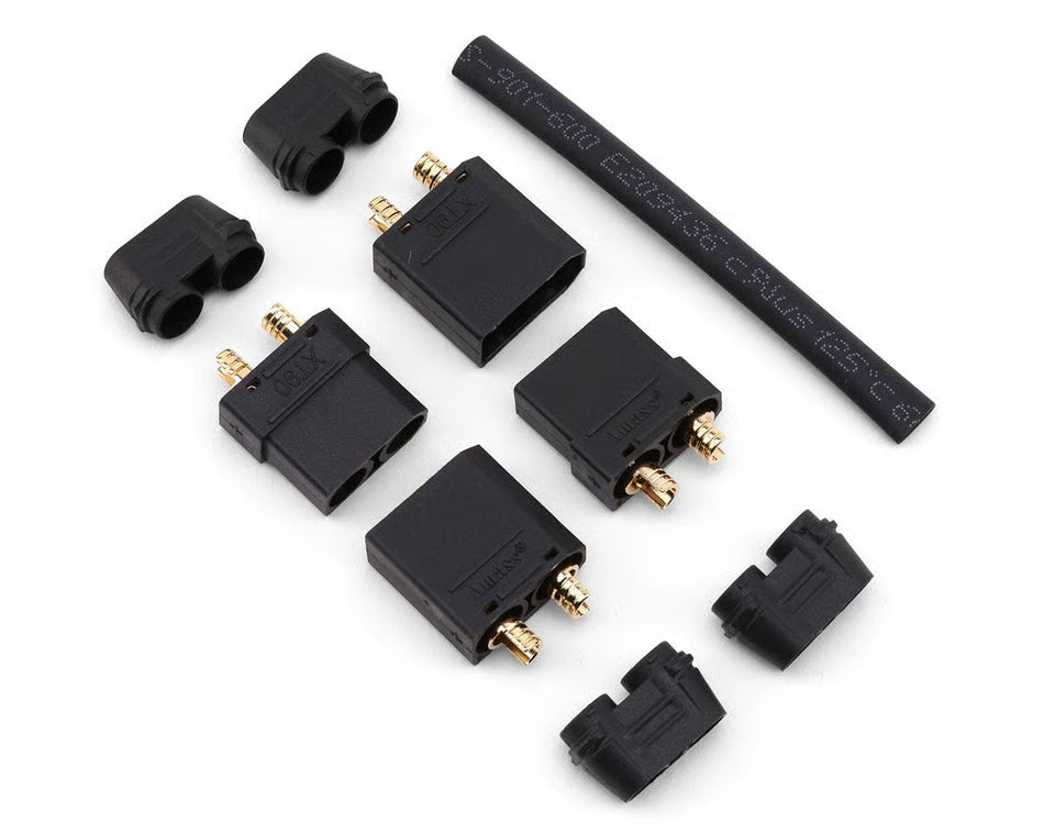 EcoPower 4.5mm "TruCurrent" XT90 Polarized Connectors (2 Male/2 Female)
