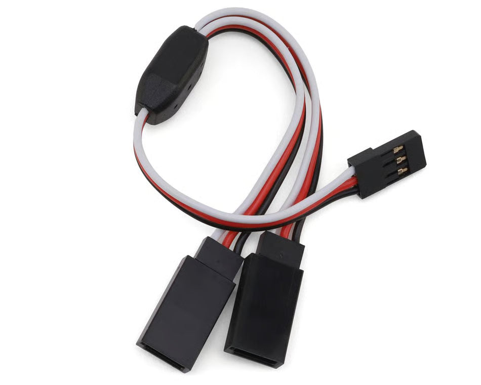 EcoPower Heavy Duty 15cm Universal Servo Y Extension Lead (1 Male/2 Female)