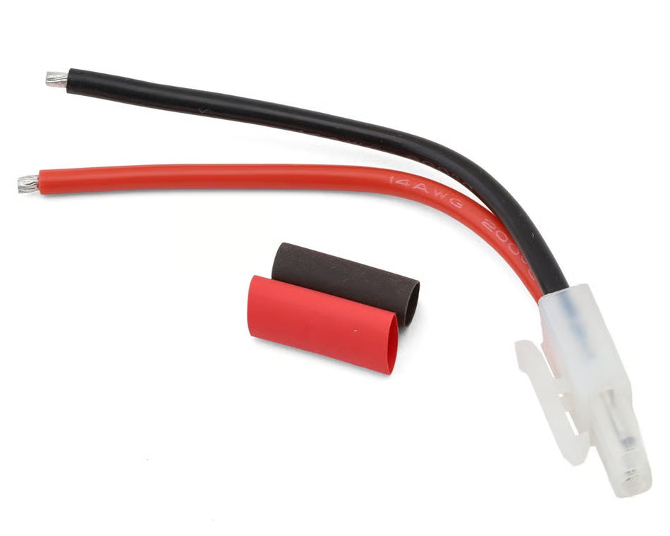 EcoPower Tamiya Pre-Wired Pigtail Connector (1 Male) (14awg) w/Shrink Tubes