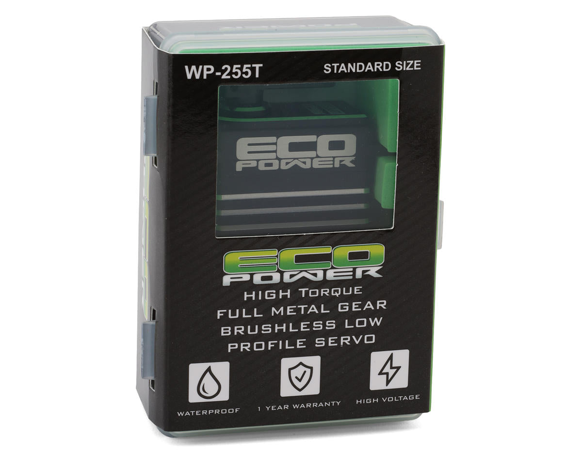 EcoPower WP255T Waterproof High Torque Metal Gear Brushless Servo (HV) (Metal Case)