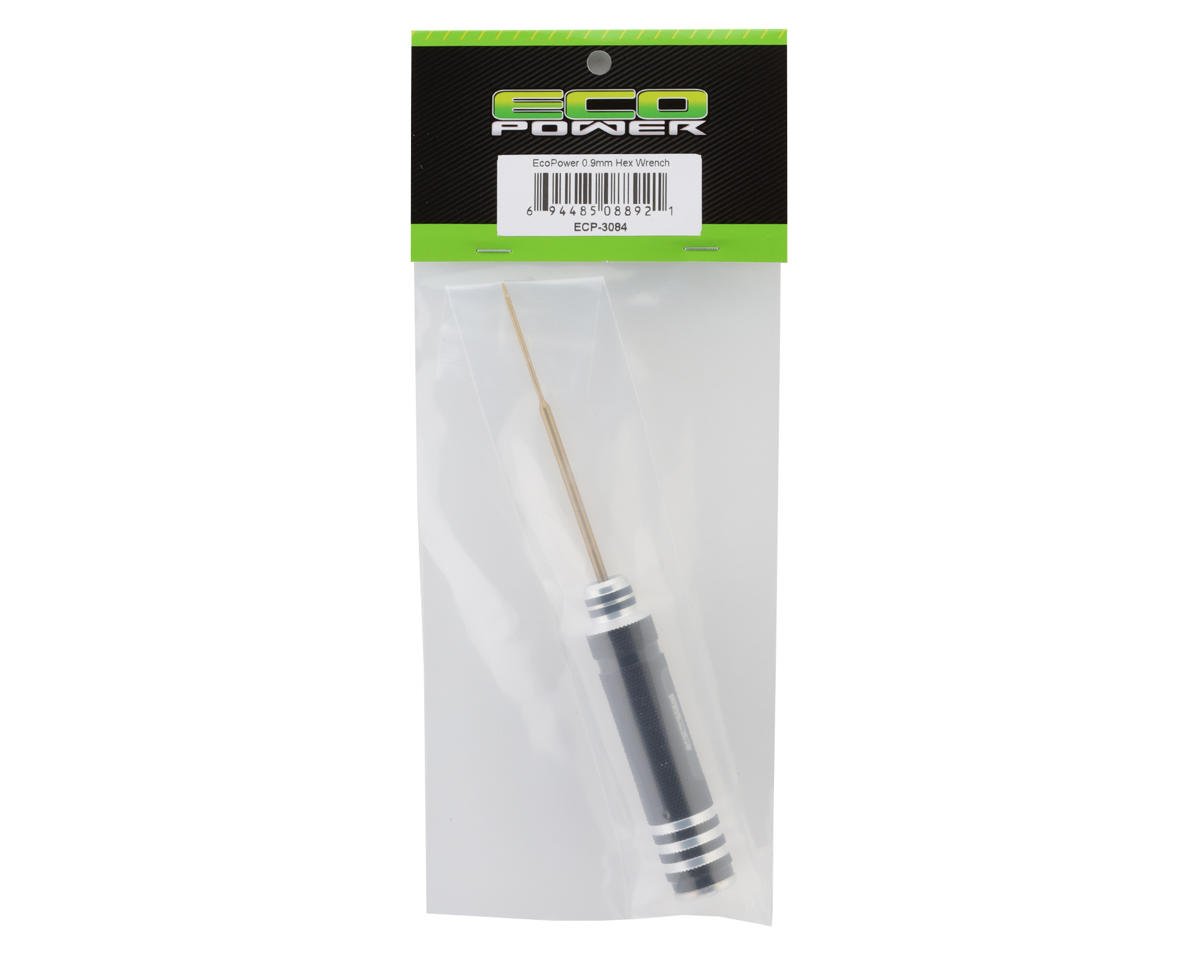 EcoPower Titanium Nitride Coated Hex Driver w/Aluminum Handle (0.9mm)