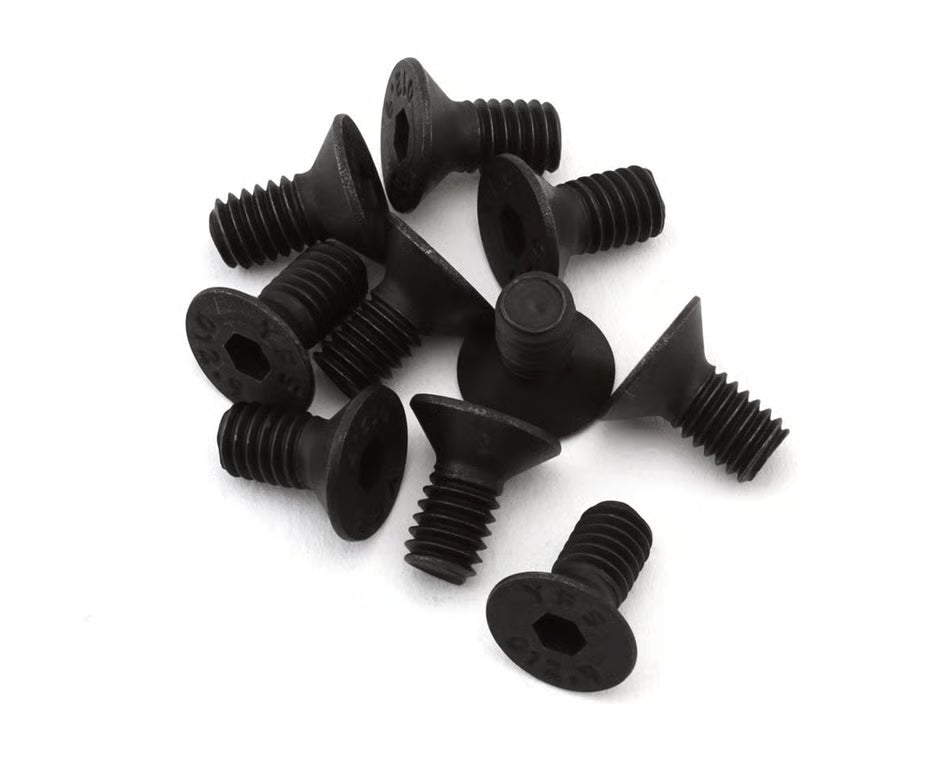 EcoPower 4mm "High Strength" Steel Flat Head Screws (10) (Assorted Sizes)
