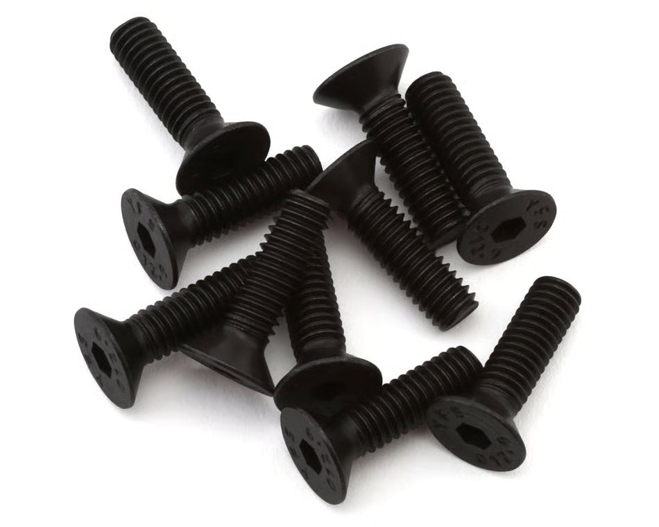 EcoPower 4mm "High Strength" Steel Flat Head Screws (10) (Assorted Sizes)