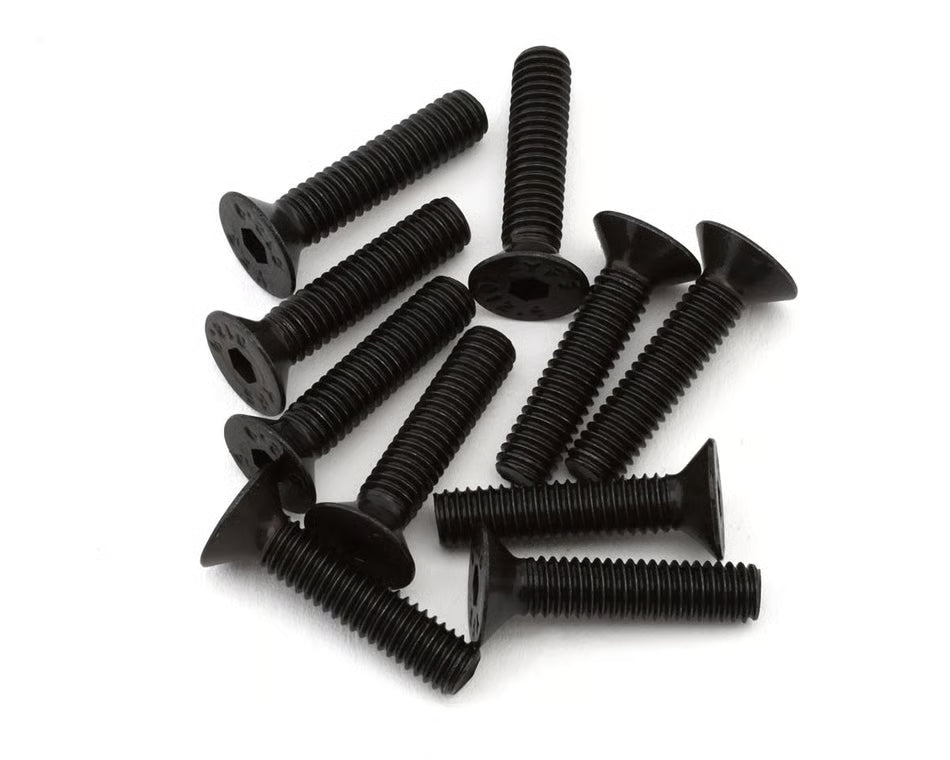 EcoPower 4mm "High Strength" Steel Flat Head Screws (10) (Assorted Sizes)