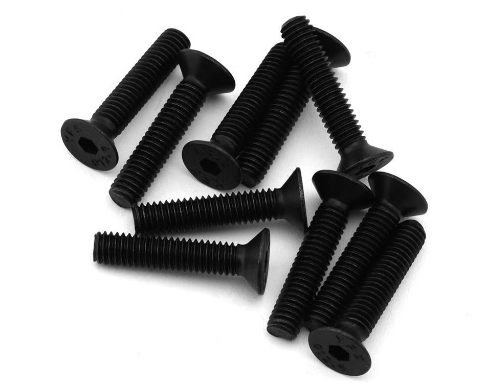 EcoPower 4mm "High Strength" Steel Flat Head Screws (10) (Assorted Sizes)