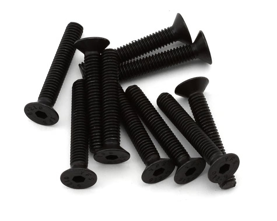 EcoPower 4mm "High Strength" Steel Flat Head Screws (10) (Assorted Sizes)