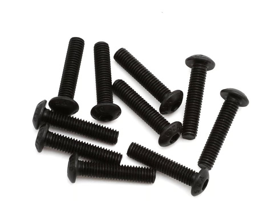 EcoPower 3mm "High Strength" Steel Button Head Screws (10) (Assorted Sizes)