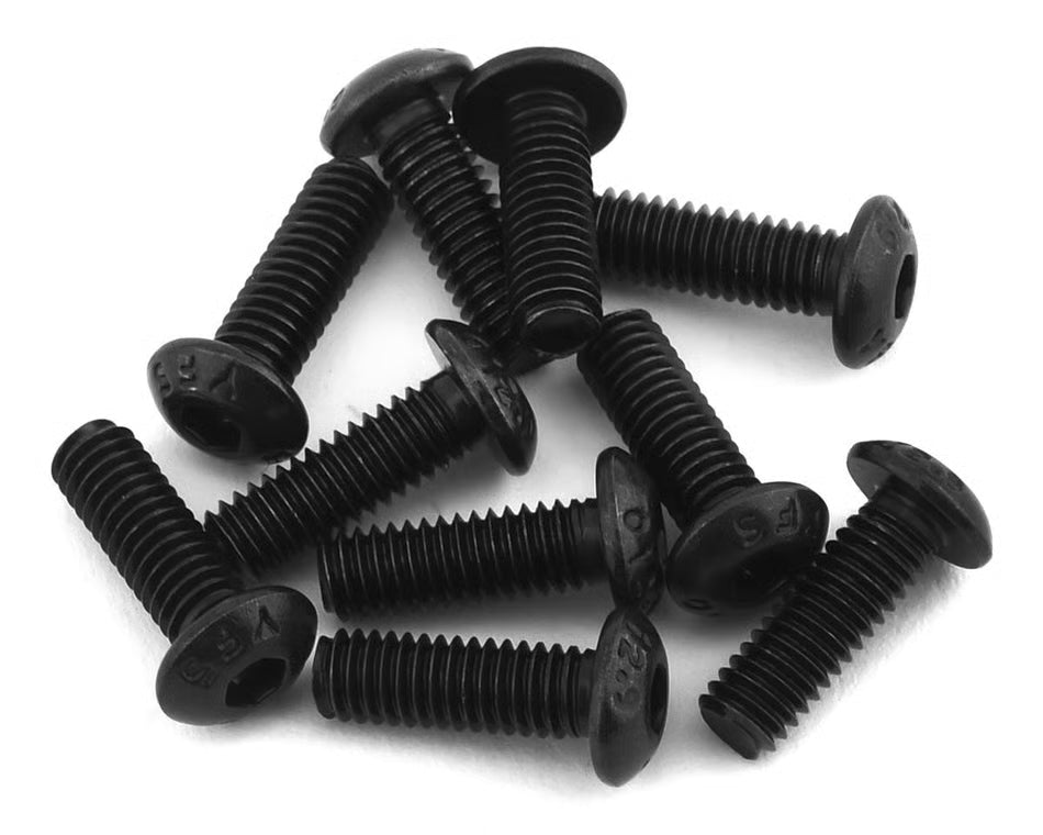 EcoPower 4mm "High Strength" Steel Button Head Screws (10) (Assorted Sizes)