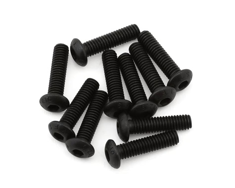 EcoPower 4mm "High Strength" Steel Button Head Screws (10) (Assorted Sizes)
