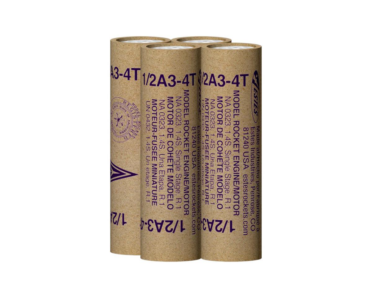 Estes 1/2A3-4T Bagged Rocket Engines (4)