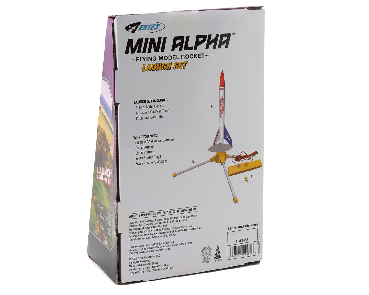Estes Mini Alpha Rocket Launch Set