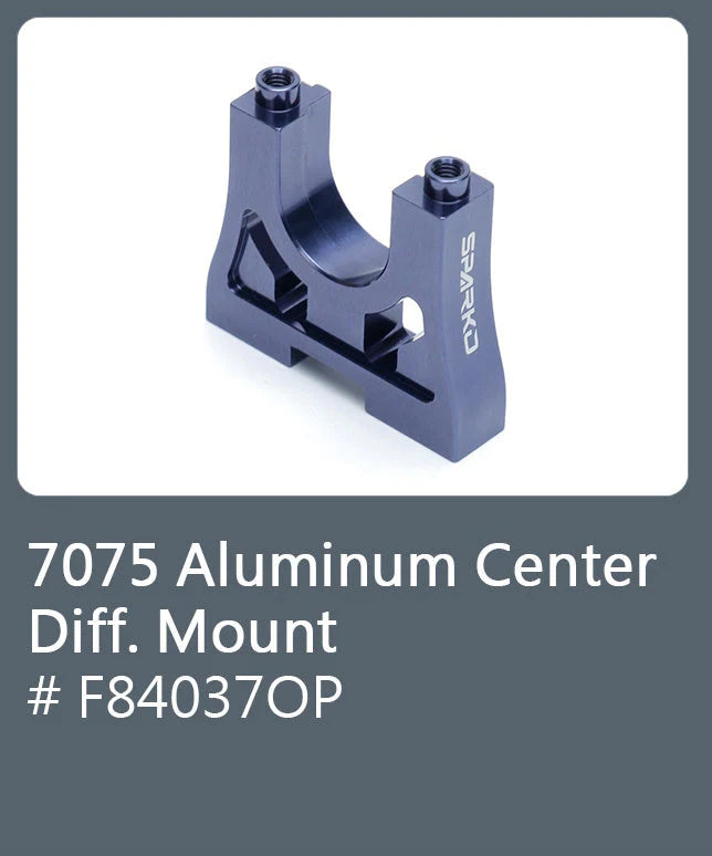 Powerhobby Sparko F8 F84037OP 7075 Aluminum Center Diff. Mount