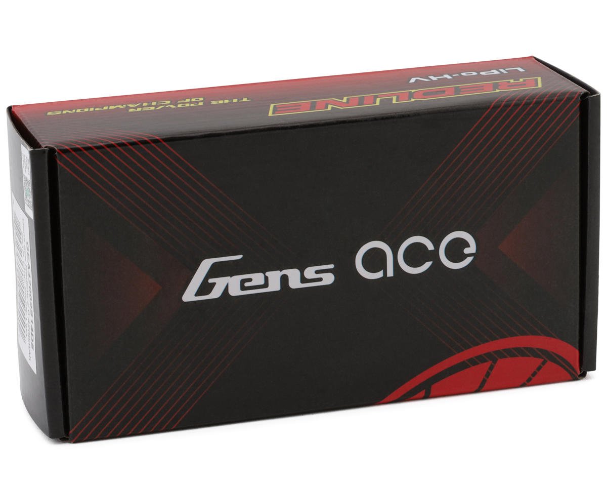 Gens Ace Redline 2.0 2S Shorty LiHV Battery 140C (7.6V/4200mAh) w/5mm Bullets
