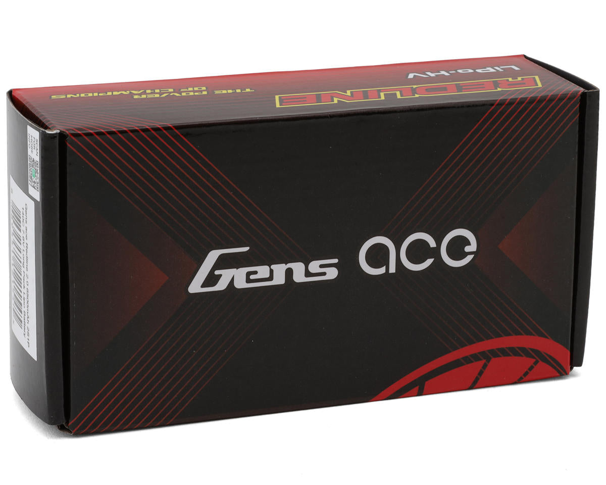 Gens Ace Redline 2.0 2S Shory LiHV Battery 140C (7.6V/4400mAh) w/5mm Bullets
