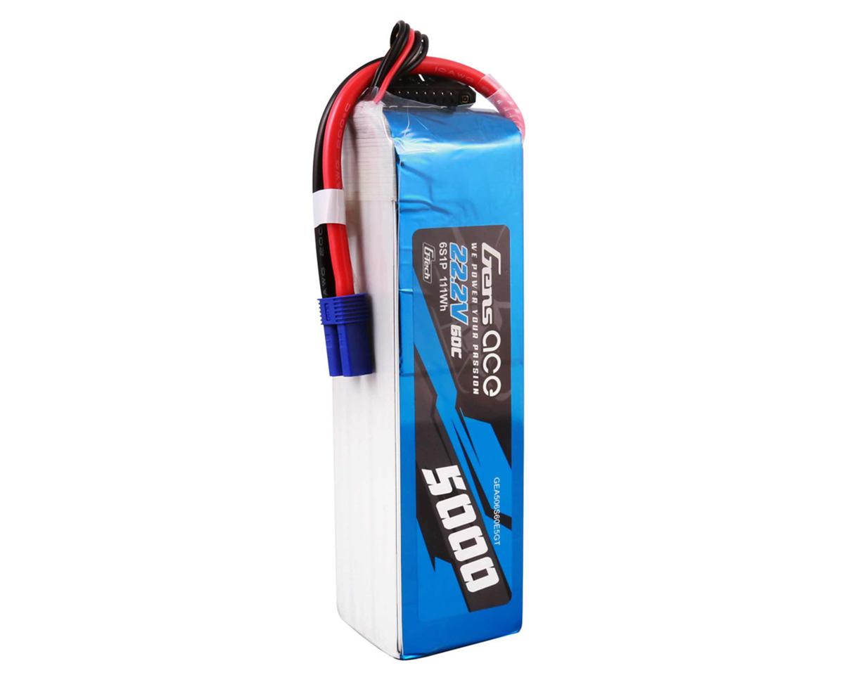 Gens Ace G-Tech Smart 6S LiPo Battery 60C (22.2V/5000mAh) w/EC5 Connector
