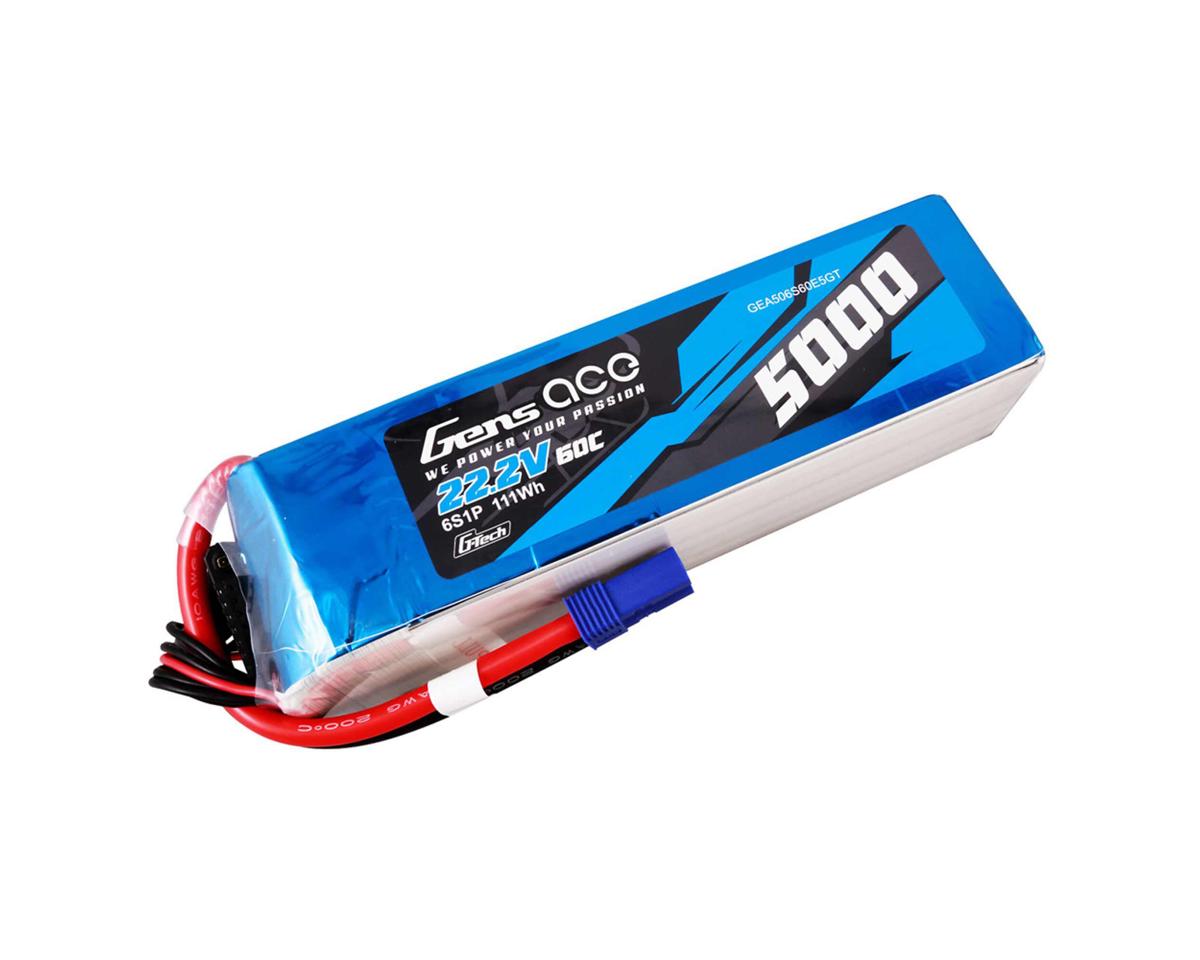 Gens Ace G-Tech Smart 6S LiPo Battery 60C (22.2V/5000mAh) w/EC5 Connector