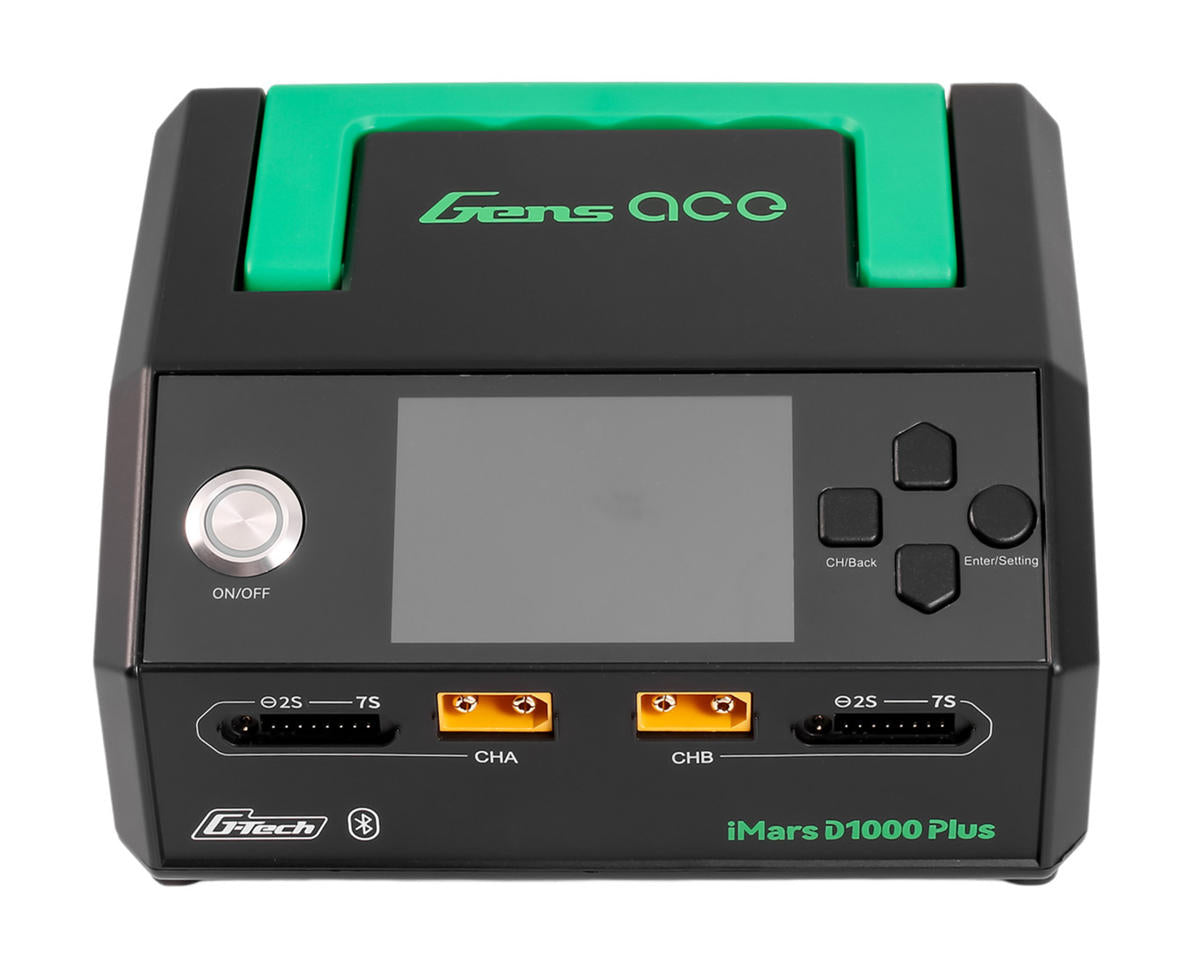 Gens Ace iMars D1000 Plus G-Tech Smart Dual AC Charger (7S/25A) (AC-1000W)