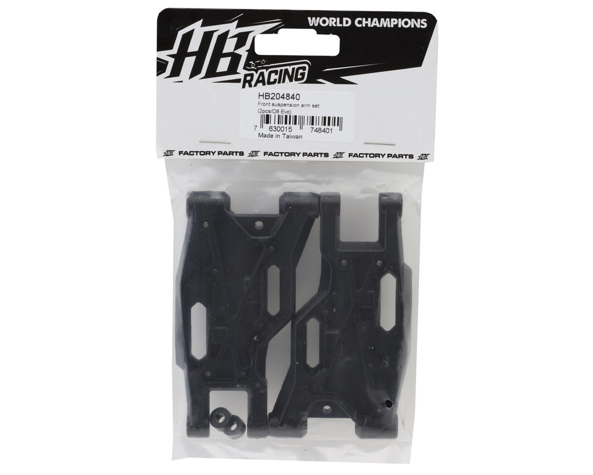 HB Racing D8 Evo Front Suspension Arm Set (2)