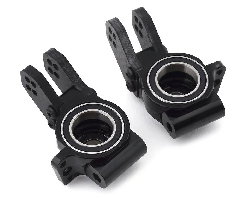 Hot Racing Arrma 6S Aluminum Rear Hubs w/Heavy Duty Bearings (Black) (2)