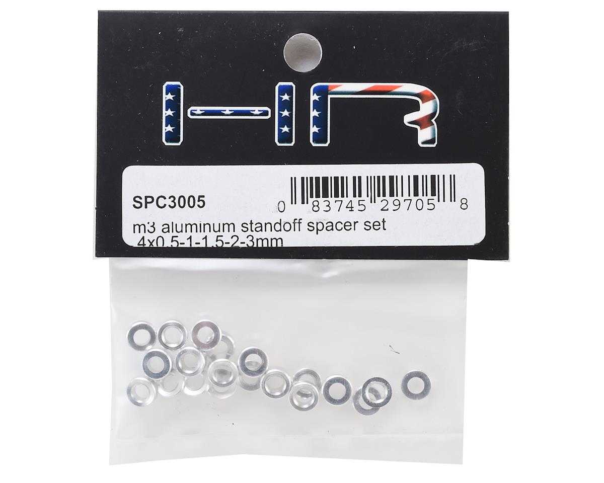Hot Racing M3 Aluminum Standoff Spacer Set (0.5, 1, 1.5, 2, 3mm)