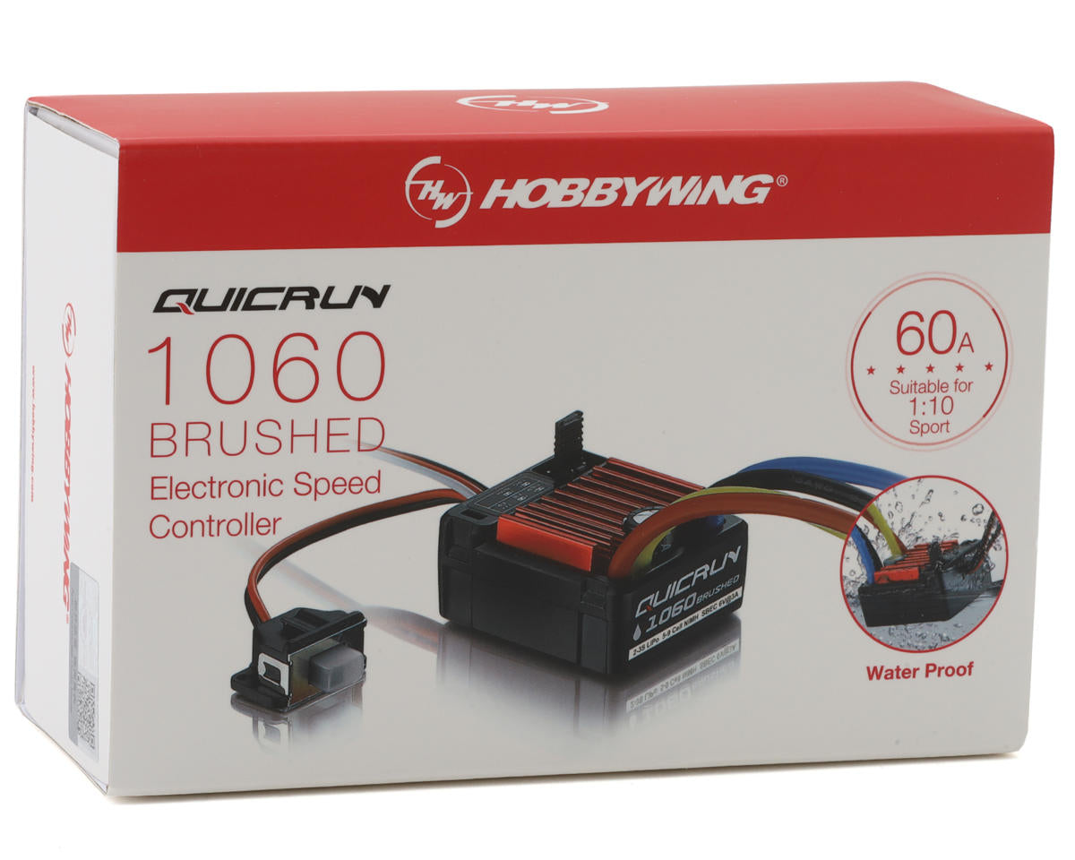 HOBBYWING QuicRun 1060 60A Spazzolato ESC Regolatore di Velocà HOBBYWING QuicRun 1060 60A Spazzolato ESC Regolatore di Velocà