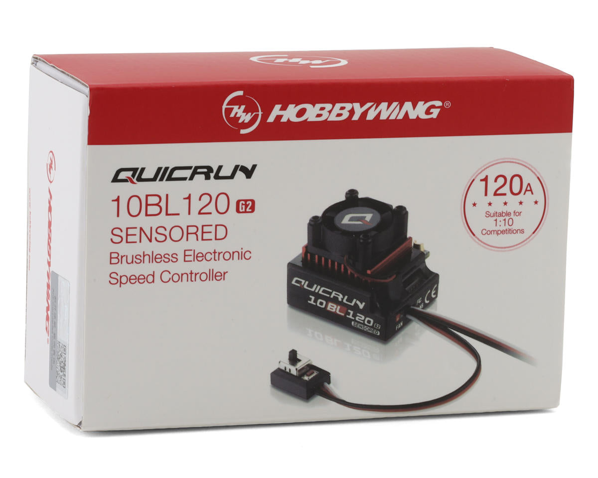 Hobbywing QuicRun 10BL120 G2 120A 1/10 Sensored Brushless ESC