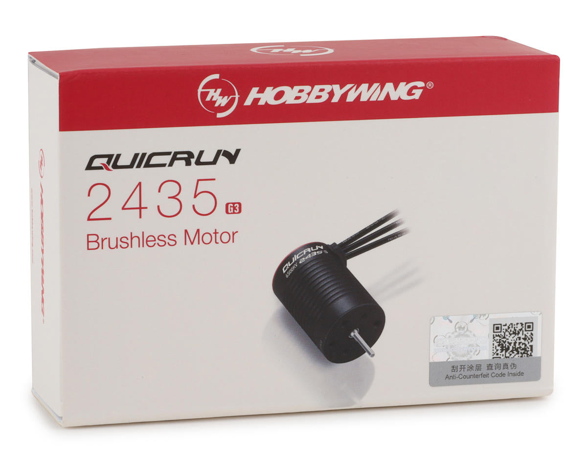 Hobbywing Quicrun 2435 4500KV SL G3 1/18 Brushless Motor