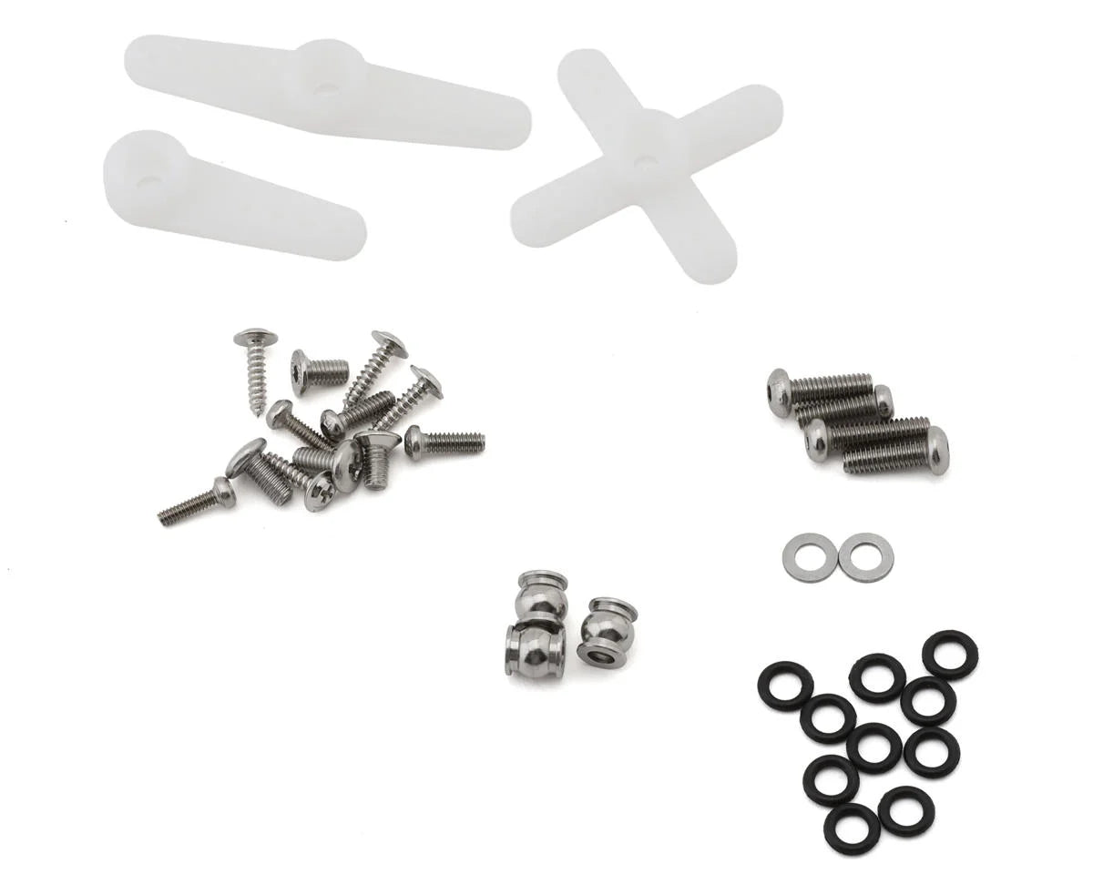 Injora INJS11 Aluminum High Voltage Micro Servo Set (Grom/NASCAR) w/Aluminum Servo Saver (25T)