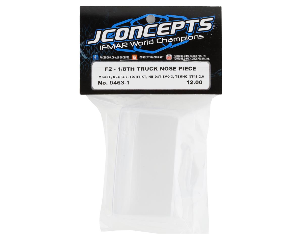 JConcepts F2 1/8 Truggy Replacement Nosepiece (Clear)
