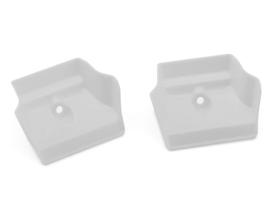 JConcepts Associated RC8B4.1/RC8B4.1e 1/8 Molded Front Wings (White) (2)