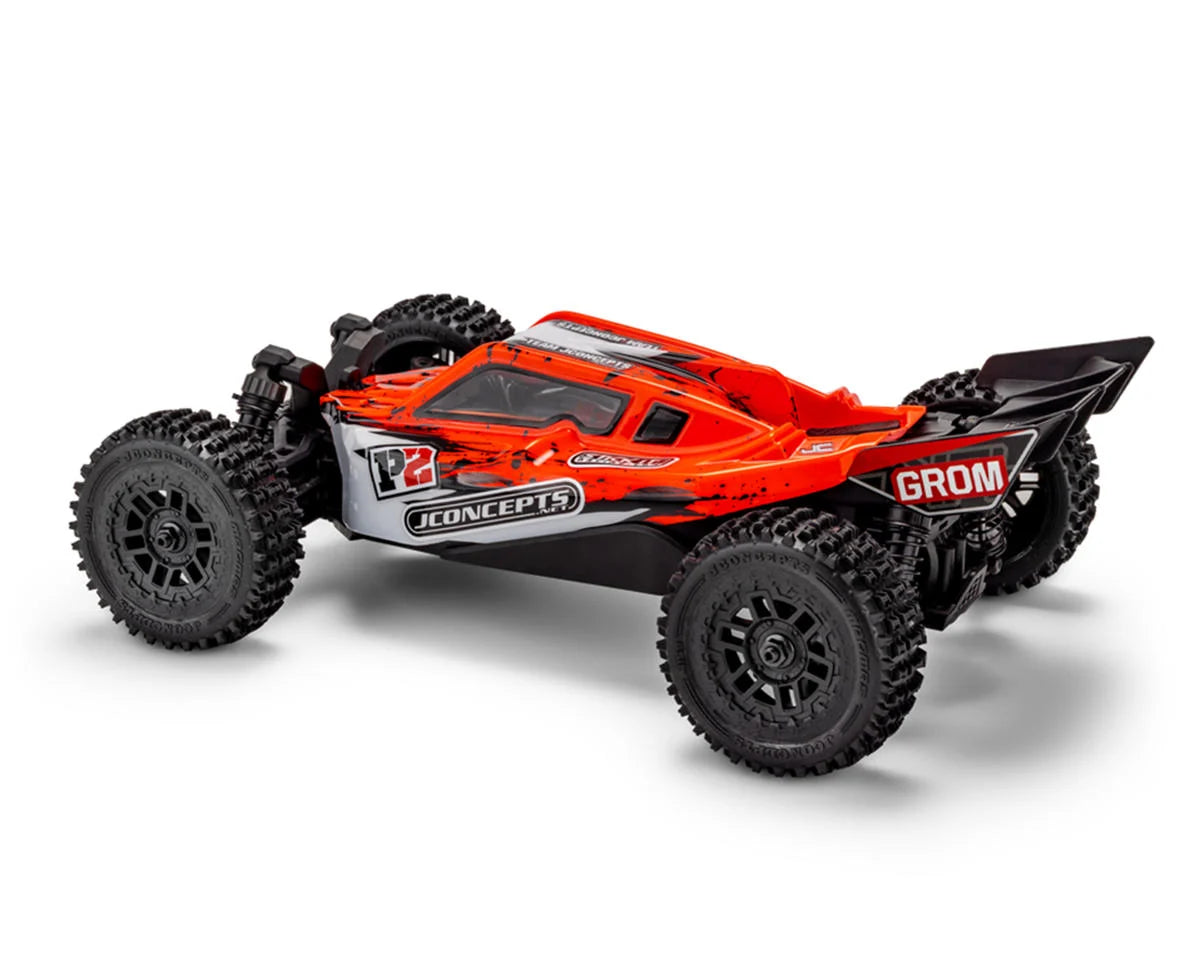 JConcepts Typhon Grom P2 1/14 Pre-Cut Buggy Body (Clear)
