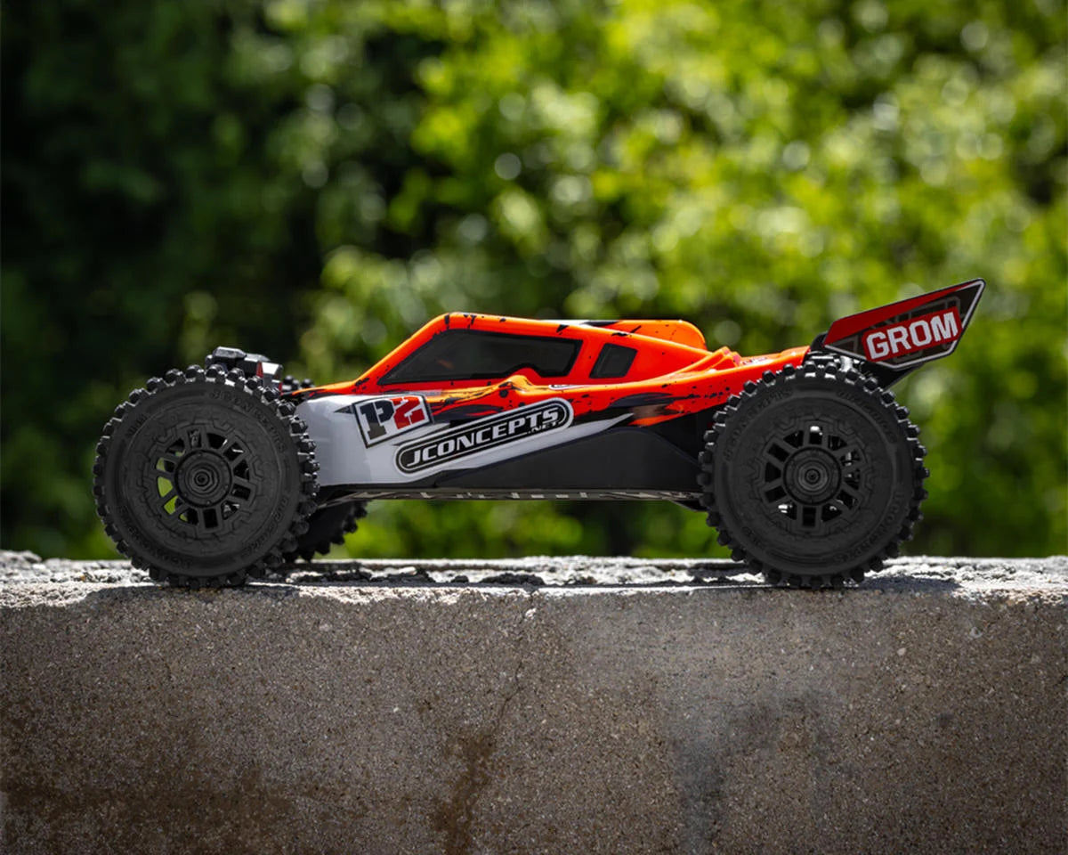 JConcepts Typhon Grom P2 1/14 Pre-Cut Buggy Body (Clear)