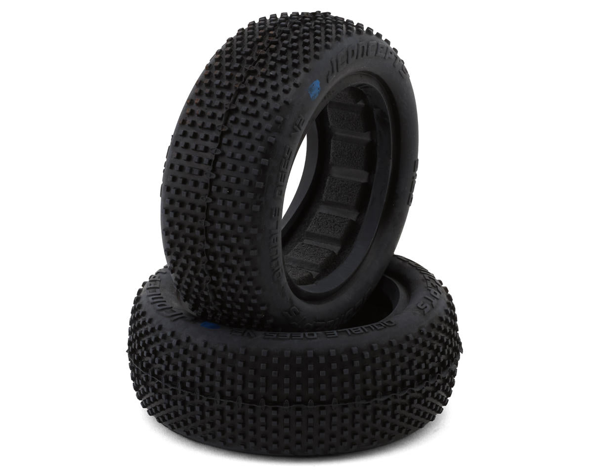 JConcepts Double Dee's V2 2.2" 2WD 1/10 Front Buggy Tires (2)