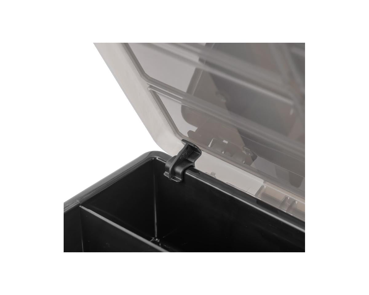 JConcepts Tool Box w/Upper Storage (Black/Smoke Grey) (14.5"x11"x2.375")