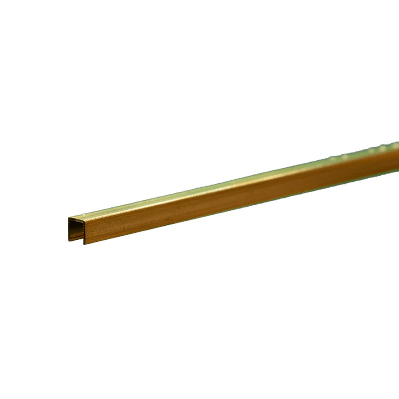 K&S 1/8 (3.18mm) Brass Channel