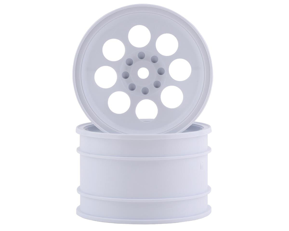 Kyosho Turbo Optima 50mm 8-Hole Wheels (White) (2) w/12mm Hex