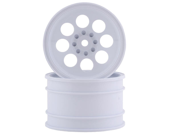 Kyosho Turbo Optima 50mm 8-Hole Wheels (White) (2) w/12mm Hex
