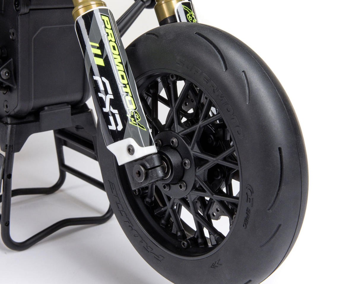 Losi Promoto-SM FXR Supermoto RTR 1/4 Brushless Motorcycle (White/FRX) w/2.4GHz Radio, Battery & Charger